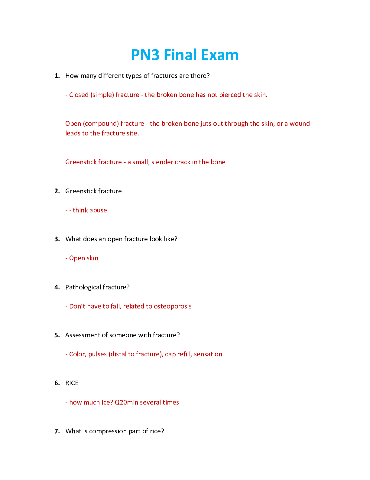 Preview of NUR 2790 / NUR2790: Professional Nursing III / PN 3 Final Exam (Latest 2021/2022) Rasmusse